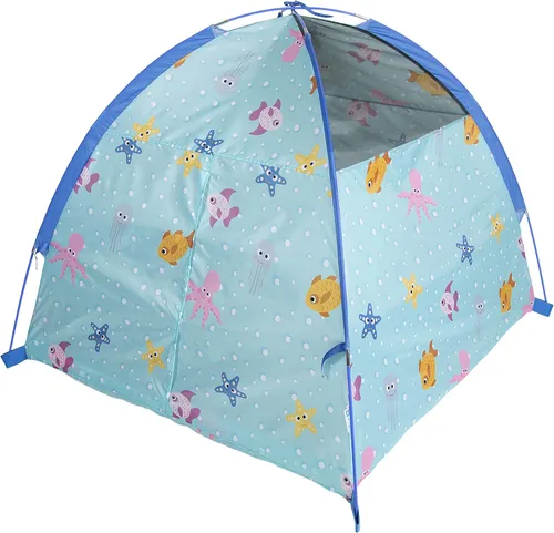 Vista 2 de Pacific Play Tents Sea Buddies - Tienda de campaña de cúpula de juego, 48 x 48 x 42 pulgadas de alto, multicolor