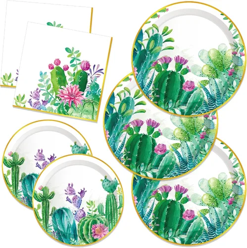 Vista 6 de Platos de Papel de Cumpleaños de Alienígena Servilletas Pequeño Alienígena Juego de Vajilla Desechable Baby Shower Suministros de Fiesta Papel Tema