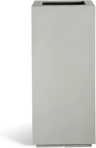 Vista 8 de PolyStone Kensington - Maceta con pedestal, 16 x 16 x 36 pulgadas, maceta alta y ligera para interiores y exteriores, resina moderna de aspecto