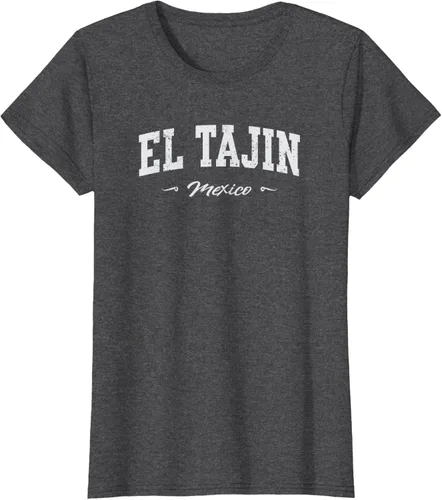 Vista 6 de Camiseta de recuerdo deportivo El Tajin Mexico, Negro