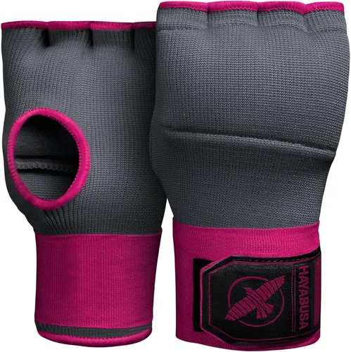 Vista 8 de Hayabusa Guantes de mano de gel rápido para boxeo Negro