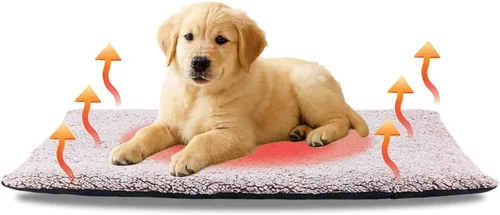 Vista 16 de AIO Cama térmica para gatos, cama autocalentable para mascotas, almohadilla térmica avanzada extra cálida para mascotas al aire libre con funda