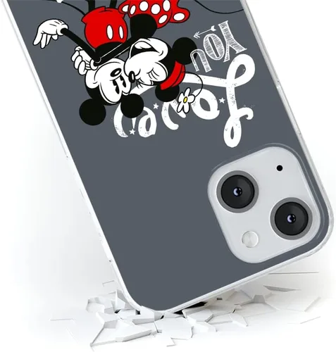 Vista 5 de ERT GROUP Funda de teléfono móvil para Xiaomi REDMI Note 10/10S original y con licencia oficial de Disney, Mickey & Minnie 001, adaptada óptimamente