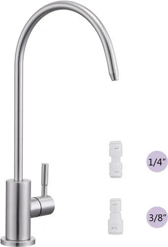 Vista 13 de Tohlar Grifo de Agua Potable para Fregadero de Cocina, Grifos de Agua Filtrada Dorados Grifo de Ósmosis Inversa Libre de Plomo Sistema de Filtración