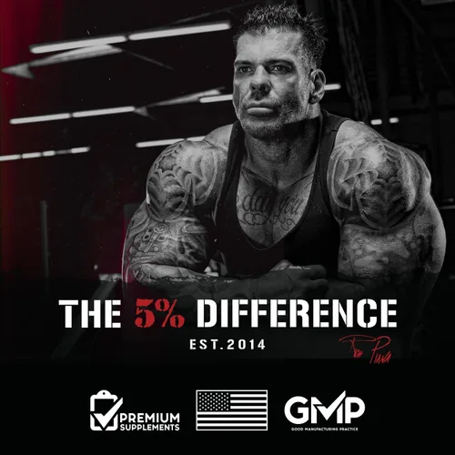 Vista 7 de 5% Nutrition Rich Piana AllDayYouMay BCAA Powder Aminoácidos prémium para intra y después del entrenamiento, EAA, electrolitos Hidratación