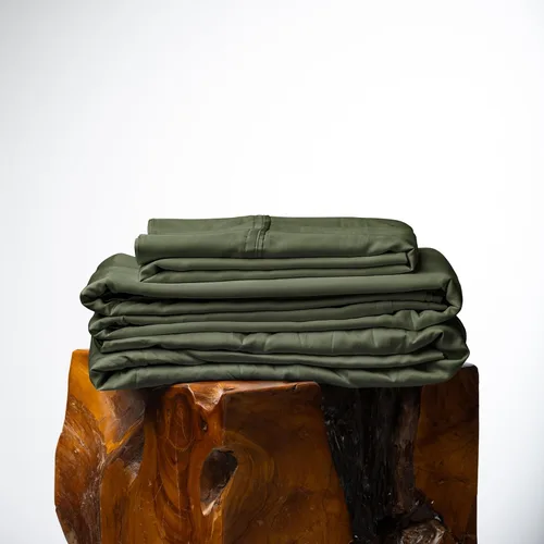 Vista 12 de Olive + Crate Tencel Lyocell - Juego de sábanas tamaño individual de eucalipto, juego de sábanas extralargas, sábanas de Tencel refrescantes