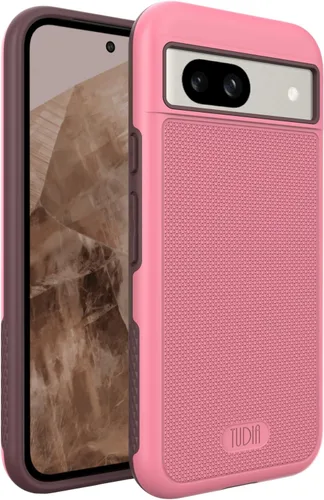 Vista 57 de TUDIA MergeGrip [Compatible con Magsafe] Funda para Google Pixel 7a 2023, [Probada contra caídas de grado militar] Borde elevado para protección