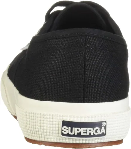 Vista 3 de Superga 2750 Cotu Tenis clásicos para mujer Negro Blanco