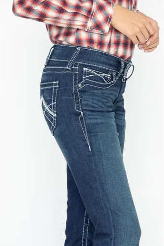 Vista 5 de ARIAT 10017216 R.E.A.L. Ocean - Jeans de equitación de pierna recta para mujer
