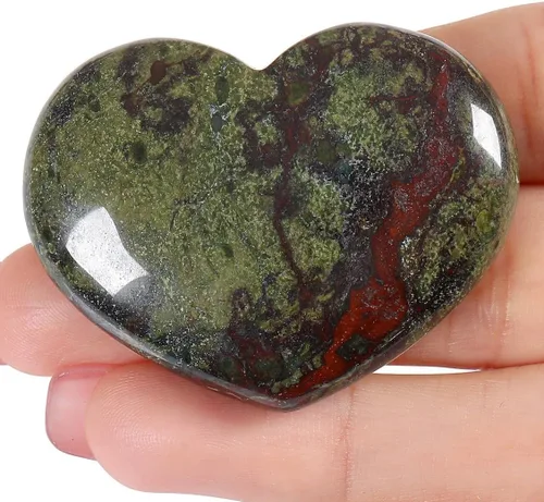 Vista 13 de MAIBAOTA 45 mm Cristal Corazón de Roca Piedra Grande Cristales de Sanación Regalos para Mujeres Piedra Natural Reiki Gema Pulida Rocas