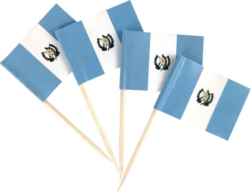 Vista 17 de JBCD Bandera afroamericana con palillo de dientes panafricano, mini banderas negras de liberación para cupcakes, 200