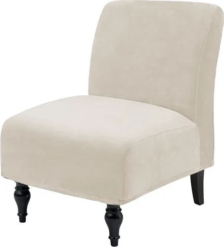 Vista 13 de Fundas decorativas de terciopelo para sillas sin brazos, de alta elasticidad, protector de muebles extraíble para sala de estar, comedor, hotel