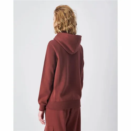 Vista 4 de Sudadera con Capucha Mujer Champion Marrón