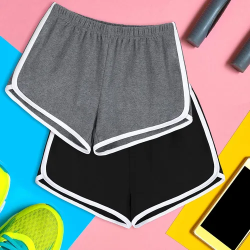 Vista 5 de URATOT Pantalones cortos de algodón para mujer Pantalones cortos para practicar deportes, ciclismo, excursionismo 5