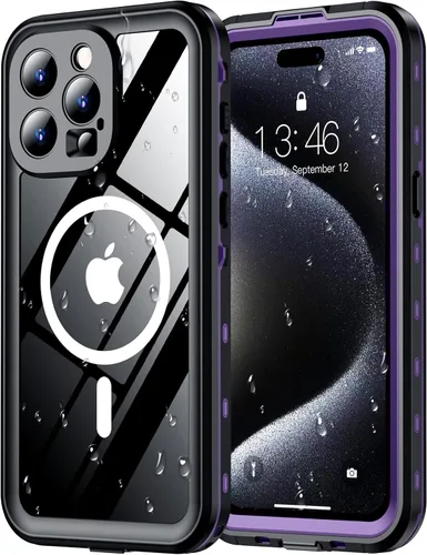 Vista 16 de Red2Fire Funda impermeable para iPhone 16, protector de pantalla integrado y protector de cámara, compatible con MagSafe, cuerpo completo a prueba
