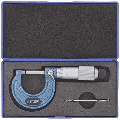 Vista 2 de Fowler 52-253-001-1, micrómetro exterior premium en pulgadas con rango de medición de 0-1