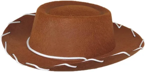 Vista 2 de Jac obson Hat Company - Sombrero de vaquero para niños, estilo occidental, color marrón