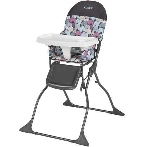 Vista 12 de Cosco Silla alta simple plegable para bebé, Silla alta plegable simple, diseño conveniente, ligero y compacto, Comet
