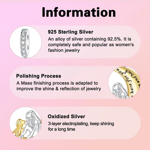 Vista 136 de Abalorios de plata de ley 925 con letras de la A ~ Z, para pulseras, collares, Día de San Valentín, Día de la Madre, joyería regalos para mujeres