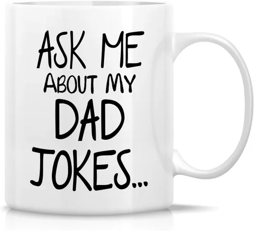 Vista 12 de Retreez - Taza divertida con texto en inglés "No. 1 Dad", 325 ml, tazas de cerámica, mensajes divertidos, sarcásticos, motivacionales, regalos