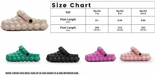 Vista 5 de LEPHYON Bubble Slides for Kids SandalsGolf Ball Slides ShoesGargen Clogs GirlsFunny Slippers Boys Comfy Anti-Slip Lightweight Protect Foot