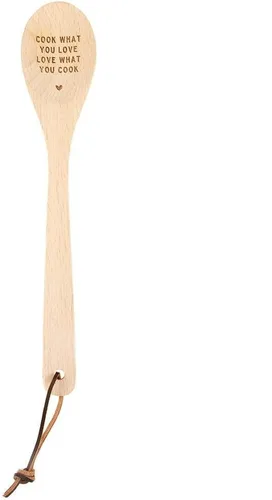 Vista 3 de Santa Barbara Design Studio Cuchara de madera de azúcar de mesa, 12.5 pulgadas de alto, los panaderos van a hornear
