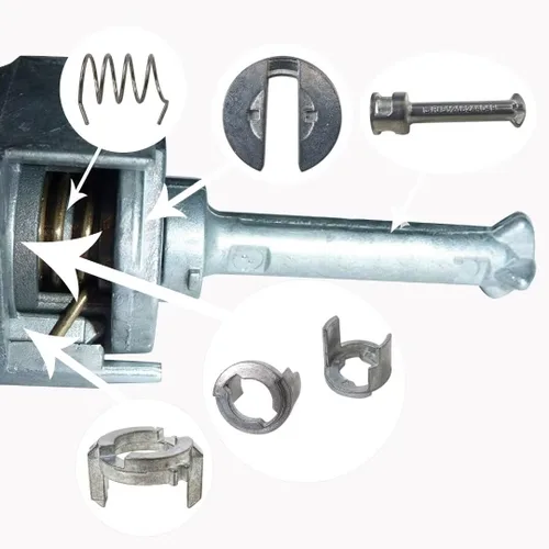 Vista 2 de Kit de reparación de cilindro de cerradura de puerta premium para BMW Serie 3 E46 318i 328i M3