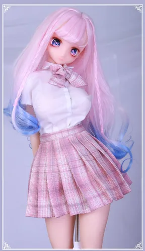 Vista 3 de Junying /MOZU Peach 1/5 Figuras de acción femeninas sin costuras material de silicona completo, Jydoll 23.6 in figura femenina flexible muñecas