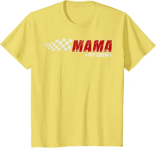 Vista 48 de Mama Pit Crew Race Car Birthday Family Matching Pit Crew Camiseta