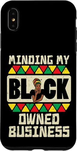 Vista 7 de Funda de regalo para iPhone 14 Minding My Black Business Pride BLM African Women CEO