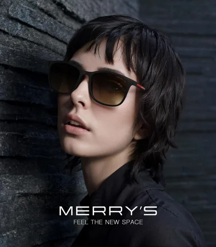 Vista 2 de MERRY'S Lentes de sol polarizados cuadrados para hombres y mujeres, ultraligeros, para conducir, pesca, golf, UV400 S8668
