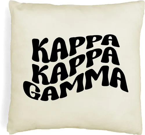 Vista 16 de sockprints Mod Alpha Chi Omega - Funda de almohada de 18 x 18 pulgadas, fundas de almohada de hermandad de mujeres - Almohada decorativa