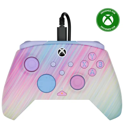 Vista 10 de Turtle Beach Rematch Advanced Wired Gaming Controller Licensed for Xbox Series X S, Xbox One, Windows PC - Colorful, Remappable Buttons, Hair