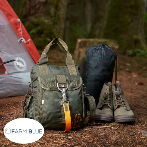 Vista 5 de Farm Blue Bolsa táctica de vuelo Bolsa para casco de piloto de paracaídas Estilo militar