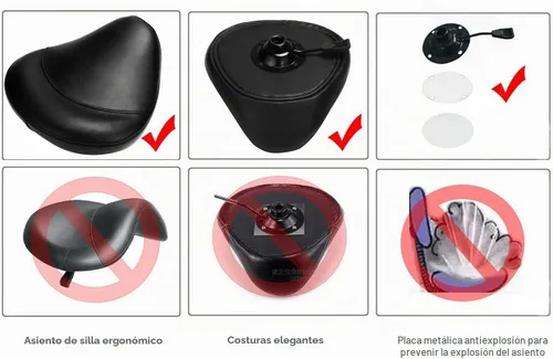 Vista 6 de Kaleurrier Taburete con soporte de espalda: silla de montar con ruedas