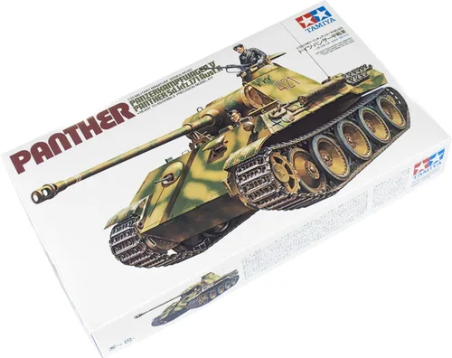 Vista 2 de Tamiya Models, juego modelo Panther Ausf alemán pzkfw V.