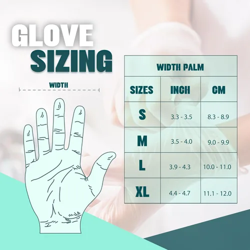 Vista 10 de London Labs Synthetic Vinyl Exam Gloves
