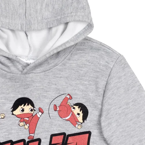 Vista 5 de RYAN'S WORLD Ninja Shadow Warrior - Sudadera con capucha de forro polar para niños pequeños