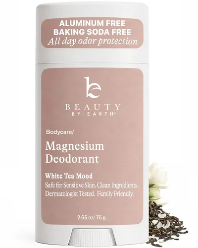 Vista 12 de Desodorante sin aluminio para hombres y mujeres, fabricado en Estados Unidos con ingredientes naturales y 55% orgánicos, protección contra olores