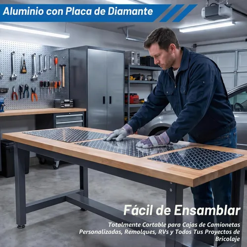 Vista 5 de Hoja de aluminio de placa de diamante - 3003-H22, 0.045 pulgadas de grosor