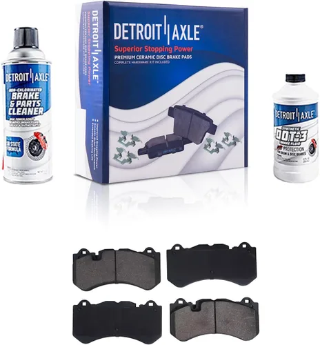 Vista 22 de Detroit Axle - Pastillas de Freno Delantero para Nissan Altima Maxima Sentra 350Z Cube Juke Versa INFINITI G35 I30 I35 Suzuki SX4 Crossover