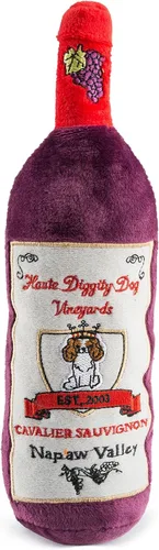 Vista 18 de Haute Diggity Casamuttgos Tequila, Juguetes de felpa para perros de diseñador con silbato interactivo, enriquecimiento estimulante para mascotas