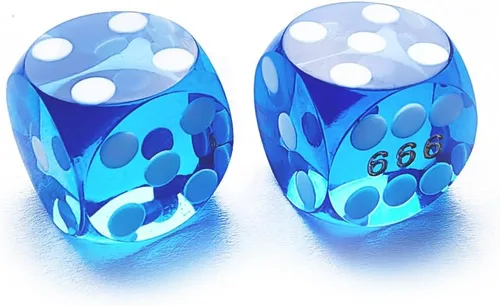 Vista 2 de Bescon Dice Dados de precisión pequeños profesionales de 0.500 in (1/2 pulgada) con número de serie aleatorio, mini dados de corte de precisión