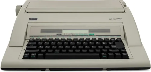Vista 3 de Nakajima WPT-160 máquina de escribir electrónica portátil con cinta de película correctora (2 artículos) Cinta de película correcta, (2 artículos)