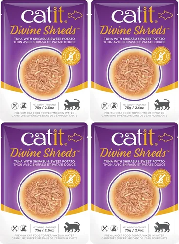 Vista 15 de Catit Divine Shreds Premium - Decoración de comida para gatos, pollo, paquete de 12