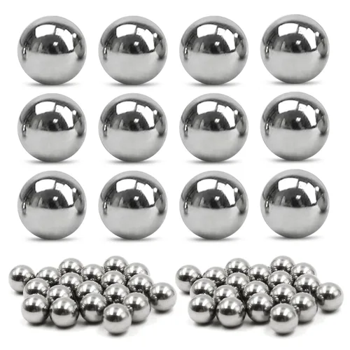 Vista 24 de 2 piezas de bolas de rodamiento de acero de 1.5 pulgadas Bolas de rodamiento de bicicleta sueltas surtidas de 38 mm 1-1/2 pulgadas