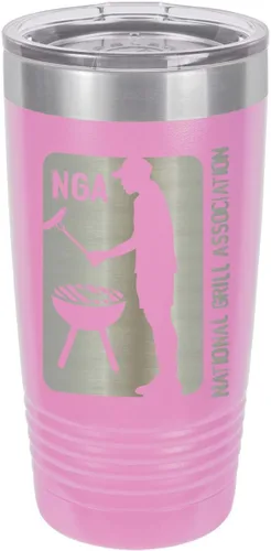 Vista 8 de OnlyGifts - Vaso con pajita para asar a la parrilla con grabado láser (20.1 fl oz)