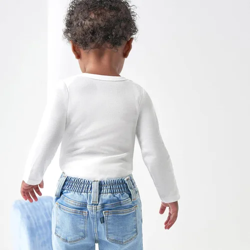 Vista 4 de Gerber Mono unisex de manga larga para bebé, paquete múltiple de entrelazado, 6.35 ozm