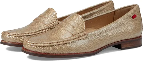 Vista 30 de Mocasines Penny de piel auténtica cómodos sin cordones para mujer