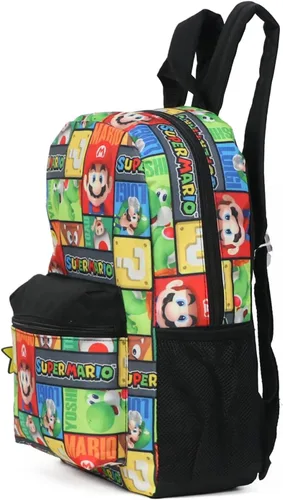 Vista 4 de Super Mario - Mochila escolar de 160in